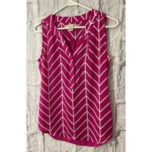 NEW Hanna & Gracie Small Fuchsia Pink Blouse